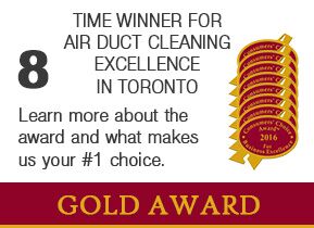 Consumer's Choice Award for Best Duct Cleaner in the Toronto Area